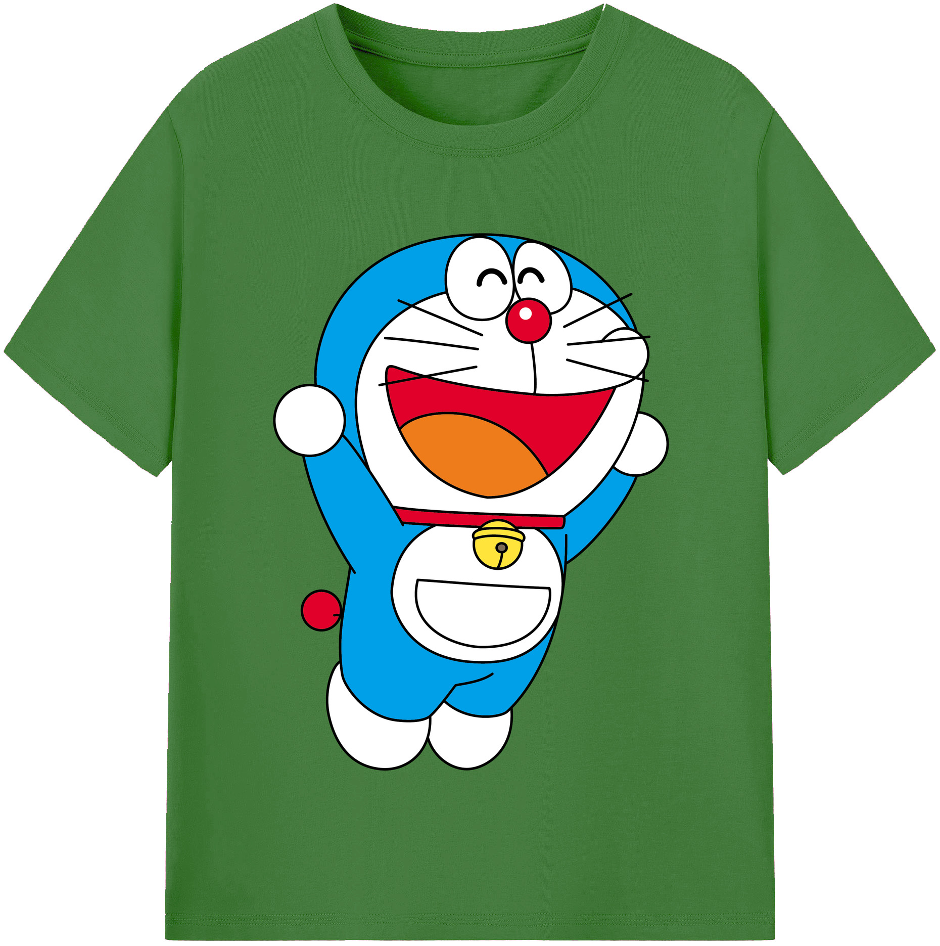 （画像用） ドラえもん Doraemon レディースカジュアルプリントTシャツ（綿100％）